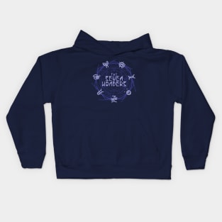 The Seven Wonders - periwinkle power Kids Hoodie